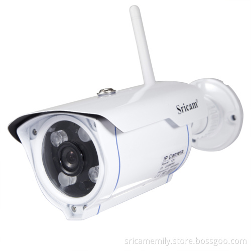 Sricam SP007 IEEE 820.11b/g/n Wireless Wifi Outdoor Alarm Push Infrared IP Camera with Micro SD Card Storage